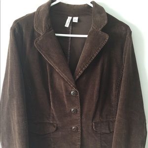 🍁🍁Chocolate brown corduroy jacket.